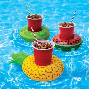 Porte-boissons gonflables pour fruits, en gros, pastèque, citron, ananas, sous-verre d'eau gonflable, porte-gobelets flottants - Product Image 5