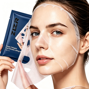 ZZR Deep Collagen Anti-Wrinkle Lifting Compressed Mask with Herbal Turmeric Infused for <b>Face</b> Travel Size All Skin Types 28g - Product Image 5