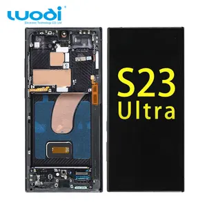 Wholesale lcd display for samsung galaxy s23 repair parts replacement panel S23 ultra plus touch screen