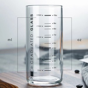 Tazze di vetro borosilicato con scala di caffeina Comi tazze di vuoto - Product Image 3