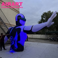 Personnages gonflables populaires, figurines de robots gonflables pour la publicité