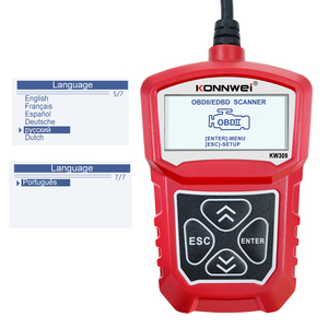 Hot bán xe máy quét konnwei kw309 OBD2 công cụ chẩn đoán cho phổ 12V diesel và xăng xe động cơ mã đọc - Product Image 2