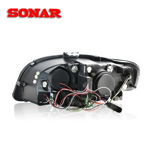 Conjunto de Faros Delanteros para <span class=keywords><strong>Audi</strong></span> <span class=keywords><strong>A4</strong></span> 2005-2008, Modelo B7, Listos para Instalar, con Lentes LED de Doble Haz, Luces de Circulación Diurna y Señales de Giro, 6000K, 12V - Product Image 4