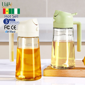 Ménage Pot de pulvérisation d'huile <span class=keywords><strong>comestible</strong></span> friteuse à air bouteille de pulvérisation d'huile atomiseur de contrôle d'huile de cuisine bouteille de pulvérisation continue à haute pression - Product Image 2