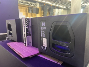 Ngoài trời 3 cách kép hệ thống âm thanh loa 8ohm Trở kháng dòng mảng của gỗ thụ động loại J8 - Product Image 3