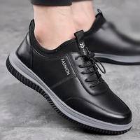 Tige en cuir PU Chaussures de sport de marche en plein air pour hommes Bottes pour hommes