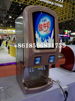 Distributeur de yaourt réfrigéré commercial, machine à distribuer du lait/jus/yaourt/boissons avec 2 sacs BIB de 10L