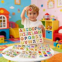 Jouets éducatifs Montessori en bois pour enfants, planche de reconnaissance des formes, conforme aux normes CE CPC EN71