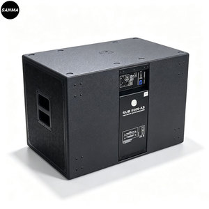 OEM 8006-AS Dual 18" Active <b>Subwoofer</b>-2500W RMS/5000W Peak Birch Plywood Shell Waterproof Portable Professional Stage Speaker - Product Image 5