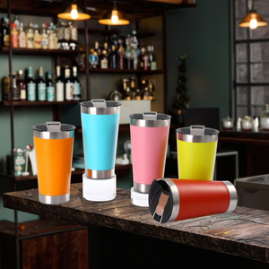 Nam Phi phổ biến bia cup 473 ml đôi tường thép không gỉ cổ điển cách điện ly du lịch bia Mug Tumbler với bia Opener - Product Image 2