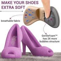 Coussin de chaussures à talons hauts absorbant la sueur, semelle intérieure anti-chute pour les pieds