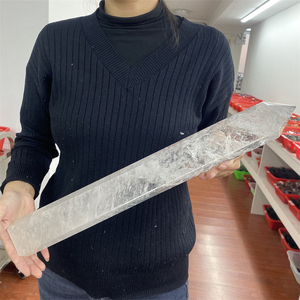 All'ingrosso grande torre di quarzo trasparente naturale di cristallo bianco curativo torre di quarzo per la guarigione di Reiki - Product Image 4