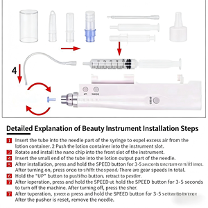 Nouvel <span class=keywords><strong>Appareil</strong></span> Microcristallin Rechargeable en Cuir Véritable Type Stylo 2026, Idéal pour le Blanchiment et le Raffermissement de la Peau - Product Image 5