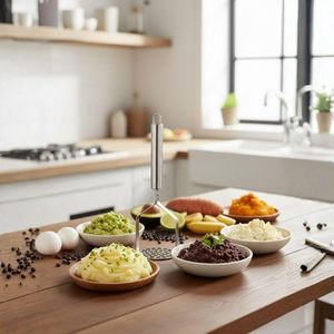 2026 Most Popular Stainless Steel Kitchen Cooking Tools Potato Slicer Garlic Press Fruit & Ginger <b>Cutter</b> for Potato - Product Image 5