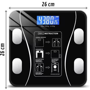 Ai Smartphone App Gewichts waage mit Hintergrund beleuchtung Konstante Waage USB Electronic Physician Health Diet Scales - Product Image 1