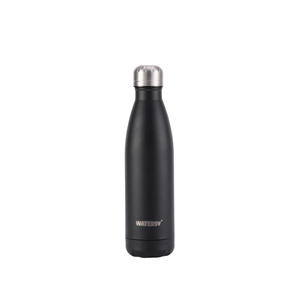 <b>500ml</b> Stainless Steel Sports <b>Water</b> <b>Bottle</b> Cola Shaped Vacuum Insulated Fitness Flask Thermal Lids Free Cap Plastic Lid Christmas - Product Image 6