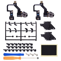 Kit de boutons de déclenchement ultra-rapides EXtremeRate V2 pour manette PS5 avec micro-interrupteurs de clic de souris et gâchettes latérales lumineuses