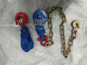 Phụ tùng xe kéo Gyatso mới phụ kiện khối giật 4 tấn có móc và còng (4.5 "1/2 ròng rọc") - Product Image 3