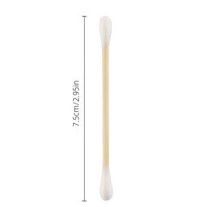 195 bâtonnets de coton <span class=keywords><strong>bio</strong></span> JIEJIEYA MQ018 écologiques, personnalisables, en bambou, multi-usages, pour usage cosmétique et domestique - Product Image 4