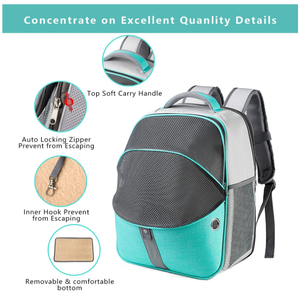 Mochila Extensible para Gatos, Gran Capacidad, Tela Oxford, Doble Uso, para Perros y Gatos, Bolsa de Transporte - Product Image 3