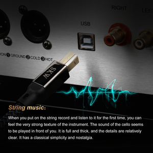 Skw audiophiles <span class=keywords><strong>USB</strong></span> 2.0 <span class=keywords><strong>DAC</strong></span> Cáp âm thanh cho máy tính để <span class=keywords><strong>DAC</strong></span> <span class=keywords><strong>USB</strong></span> Loại A để <span class=keywords><strong>USB</strong></span> Loại B Cáp máy in - Product Image 4