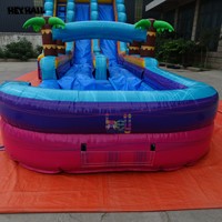 Glissière d'eau gonflable résistante de PVC épaissie grande location de partie pour le château gonflable des enfants
