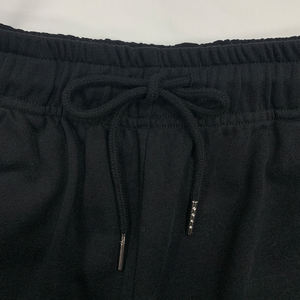 Pantalones cortos ecológicos personalizados de secado rápido, Color sólido, cintura elástica media, alta elasticidad, diseño liso para correr, Material transpirable suave - Product Image 6