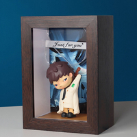 Cadres de boîte d'ombre en MDF de 6 pouces pour bricolage faits à la main Creux 6cm Profondeur Affichage de photos Toile de taille personnalisée avec surface de peinture pour un usage domestique