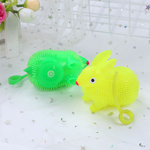 XTQ — <span class=keywords><strong>jouet</strong></span> lumineux en Pvc pour enfant, figurine lapin, mouvement à Led, jeu d'<span class=keywords><strong>action</strong></span>, 2022 - Product Image 6