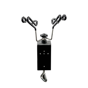 Soporte para aerógrafo con clip para dos bolígrafos, herramienta de almacenamiento de obras de arte con alimentación por gravedad de metal, portátil - Product Image 5