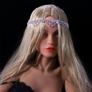 Luoyan Popular Chic diadema diamante tocado Rhinestone <span class=keywords><strong>1920s</strong></span> diadema Flapper accesorios para el cabello para fiesta de disfraces gorra para la cabeza - Product Image 2
