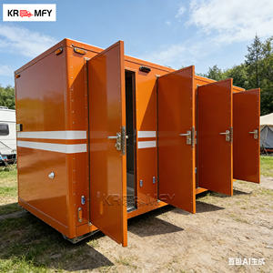 Toilettes portables en acier sur mesure pour parcs, chantiers et bureaux - Conception architecturale sur mesure par le client - Product Image 6