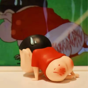 Figura de PVC de 5 cm del personaje de anime Kawaii Crayon Shin Chan con glúteos hinchados, modelo de muñeca, decoración de escritorio, adorno de dibujos animados, regalo para niños - Product Image 3