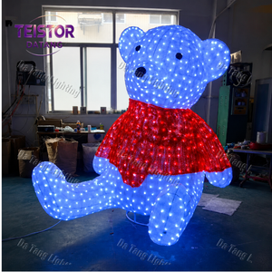 Lumières LED d'extérieur IP65 en forme d'ours pour parcs et aménagements de Noël - Product Image 5