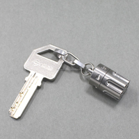 Cina Pemasok Portable EDC Revolver Silinder Titanium Pil Fob Liontin