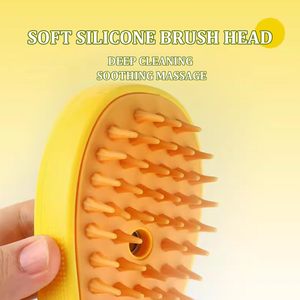 Cepillo eléctrico de masaje para mascotas, cepillo humeante para eliminar el pelo, cepillo removedor de pelo para perros y gatos, cepillo de aseo para gatos - Product Image 2