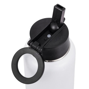 Trending 2024 Portable Running Vacuum Custom logo Insulated Magnetic Water Bottle and Thermos with Magnetic Phone Holder Lid - Product Image 3