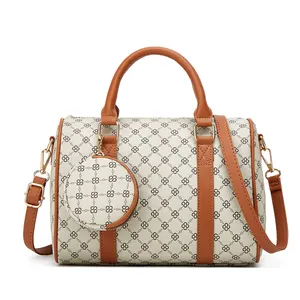 Custom minimalist Famous Brands Handbags senior texture color crossbody bag large capacity PU Leather Women Shoulder Wallet