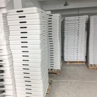 Tables et chaises en plastique de haute qualité pour événements, tables en plastique populaires américaines