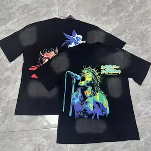 Streetbrand เสื้อยืด1to1Replica สไตล์สตรีทไซส์ใหญ่พิเศษเป็นมิตรต่อสิ่งแวดล้อมผ้าคอตตอน100% Y2K แนวสตรีท - Product Image 1