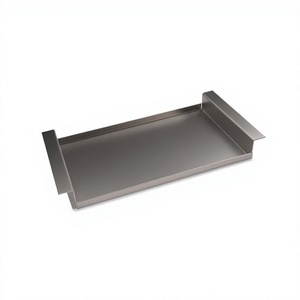 Elegant Golden Serving <b>Tray</b> With Smooth Oval Shape Perfect For Displaying Candles <b>Perfumes</b> Jewelry Fruits And Decorative Accents - Product Image 3