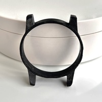 Boîtiers de montre en fibre de carbone de haute qualité personnalisés usinés CNC adaptés au mouvement 7750 pour mouvement de montre SW510