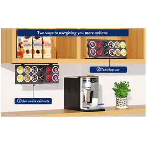 Organizador de Cápsulas de Café Acrílico para Debajo del Estante, Soporte para 12 Cápsulas K-Cup, Estante para Gabinete de Cocina - Product Image 4