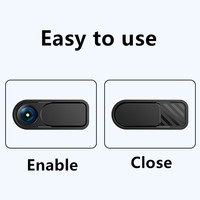 Cache-webcam coulissant ultra-fin Lulin personnalisé avec logo pour Tesla Model 3 et Y