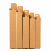 Boîtes pliantes en carton ondulé kraft écologiques et recyclables en gros, à fond auto-verrouillant, impression personnalisée pour huiles essentielles et crèmes pour le visage
