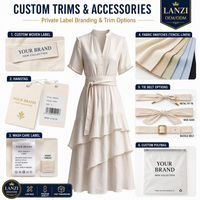 Robe décontractée blanche sur mesure pour femme, manches courtes, col en V, mélange de lin, longueur midi, grande taille, élégante, pour l'été – Fabricant