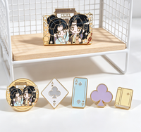 Pins métalliques sur le thème de l'anime personnalisés, fabriqués en Chine, conception gratuite, faible MOQ pour les cadeaux souvenirs et la collection
