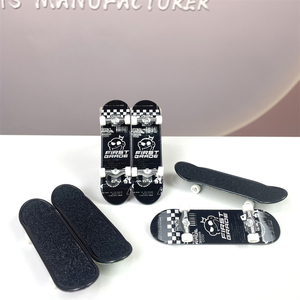 OEM Modèle d'impression personnalisé Roue blanche Jouet classique jouant Mini touche <span class=keywords><strong>Teck</strong></span> Deck Finger Skateboard - Product Image 6