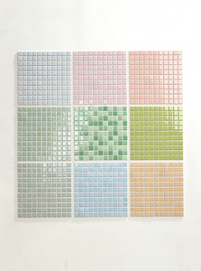 Carreaux intérieurs vitrifiés brillants <span class=keywords><strong>de</strong></span> couleur bonbon ; Mosaïques <span class=keywords><strong>de</strong></span> toilettes inspirées <span class=keywords><strong>de</strong></span> la dopamine ; Carreaux <span class=keywords><strong>de</strong></span> salle <span class=keywords><strong>de</strong></span> bain - Product Image 1