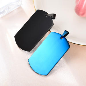 Grosir liontin Tag ID hewan peliharaan baja tahan karat ukiran kustom Laser sublimasi gaya koin malaikat kerajinan logam DIY - Product Image 3